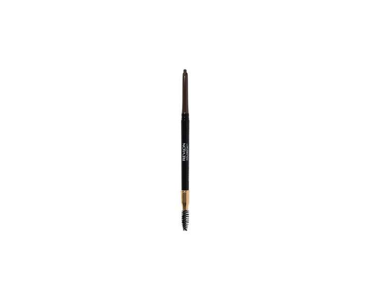 Revlon Eyebrow Pencil Colorstay Eye Makeup with Eyebrow Spoolie Waterproof Longwearing Angled Precision Tip 220 Dark Brown 0.01 Oz