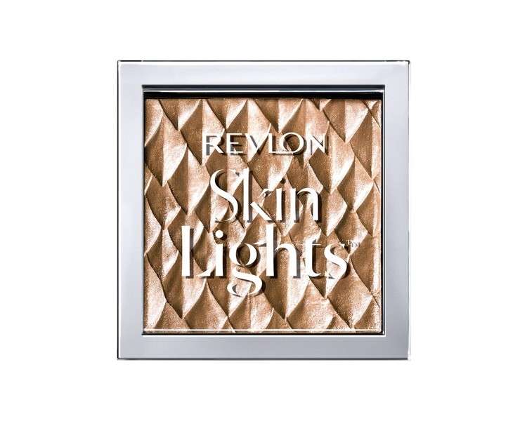 Revlon Skinlights Prismatic Powder Highlighter Lightweight Super-Smooth Buildable Shimmer 201 Daybreak Glimmer