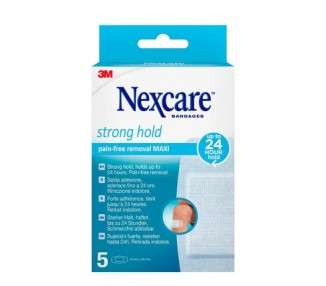 Nexcare Strong Hold Maxi Pain-Free Removal Bandage N0905NAMN White 5.0 x...
