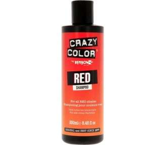 Crazy Color Vibrant Color Shampoo Red 8.45 oz