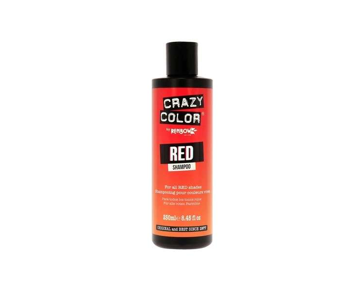Crazy Color Vibrant Color Shampoo Red 8.45 oz