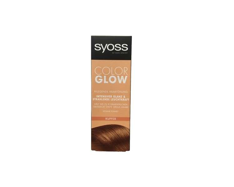 Syoss Color Glow Nourishing Hair Toning Intense Shine Copper 100ml
