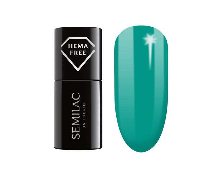 Semilac 448 Azure Green Nail UV Gel Polish 7ml