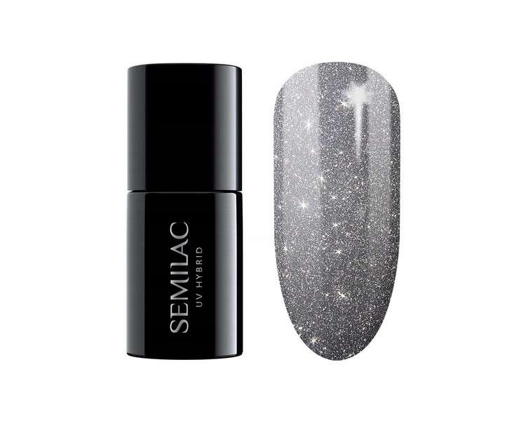 Semilac 334 Silver Lavender Nail UV Gel Polish 7ml