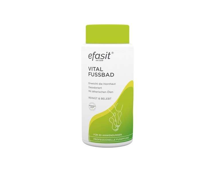 efasit Vital Foot Bath 400g - Basic Callus Bath Additive for Fragrant, Well-Groomed, and Relaxed Feet - Callus Softener