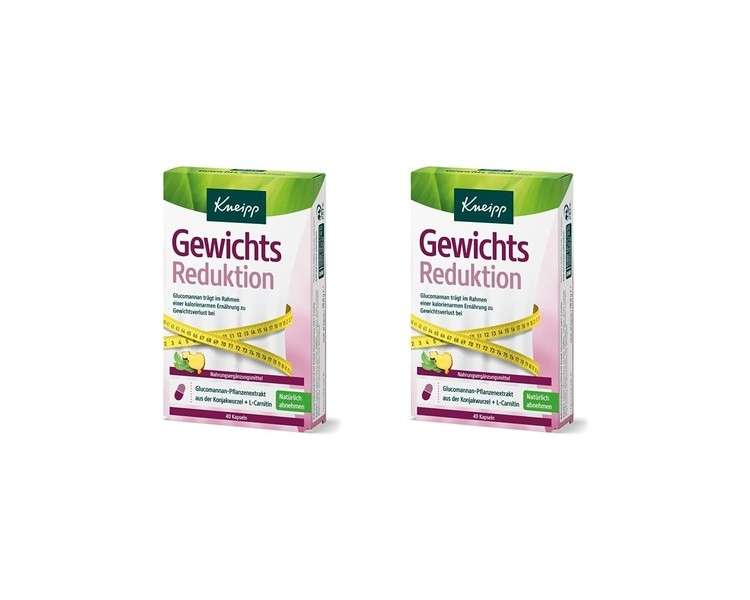 Kneipp Weight Reduction Capsules 40 Count