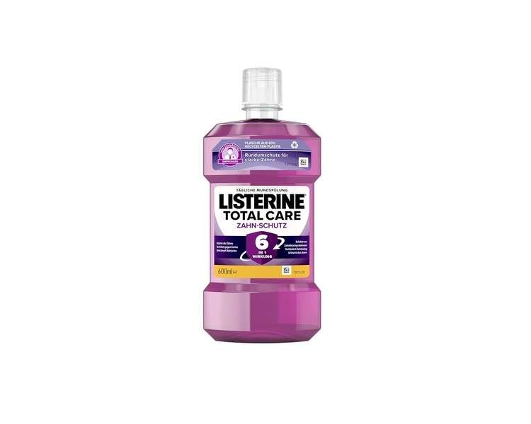 LISTERINE Refreshing Total Care Tooth Protection 600ml Mouthwash with 6 in 1 Action