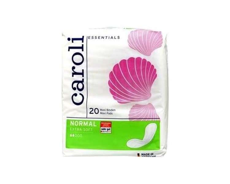 Caroli Normal Sanitary Pads 20 Pack