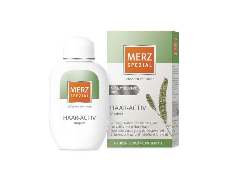 Merz Special Hair Activ Dragees with Biotin and Zinc Hair Vitamins for Healthy, Full, Shiny Hair 120 Tablets