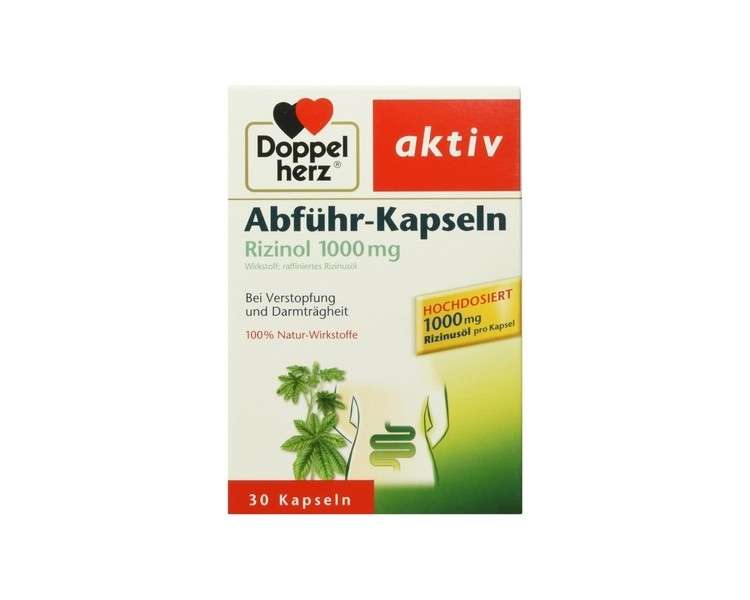 Doppelherz Laxative Capsules Castor Oil