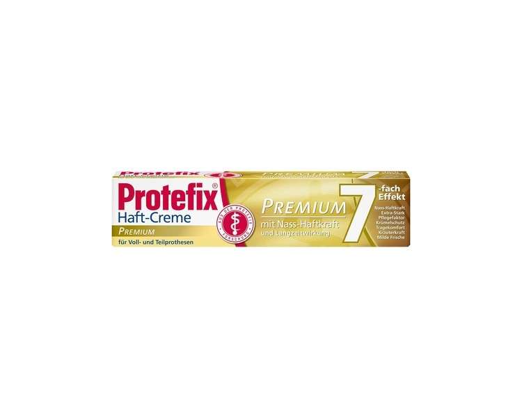 Protefix Premium Denture Adhesive Cream with 7-Fold Effect 47g