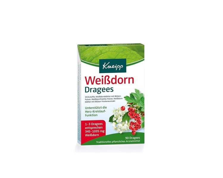 Kneipp Hawthorn Dragees 90 Dragees