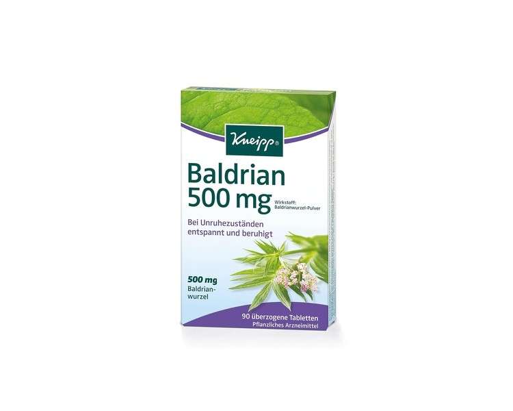 Kneipp Valerian 500mg 90 Tablets