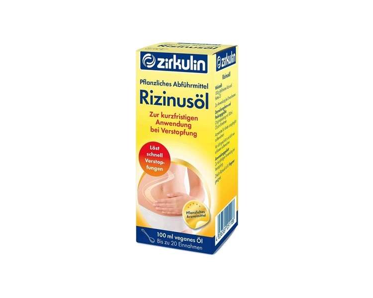 Zirkulin Refined Castor Oil 100ml