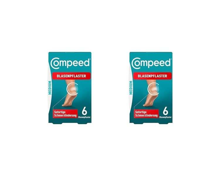 Compeed Medium Blister Plaster - Hydrocolloid Plaster for Blister on Heels