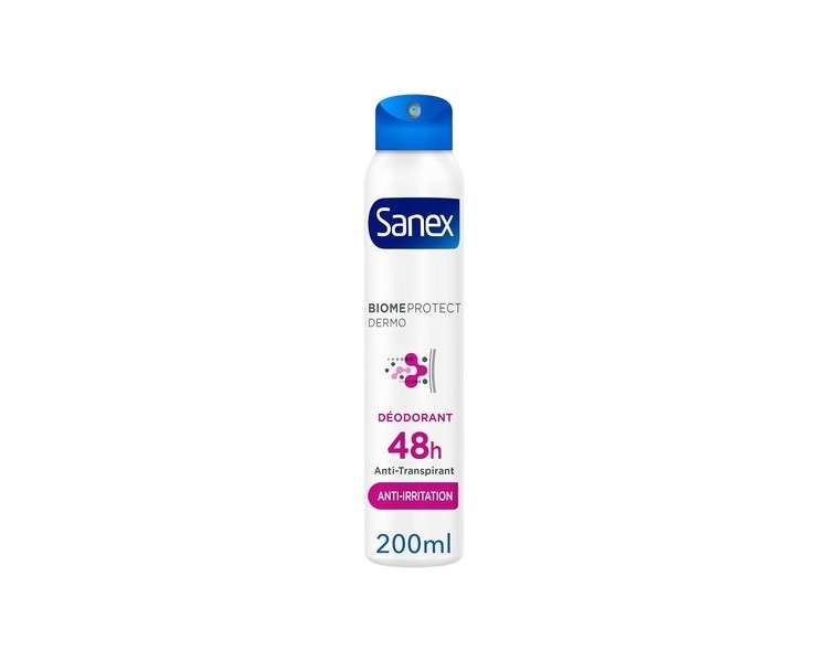 Sanex BiomeProtect Anti-Irritation Deodorant Spray 48H Efficiency 200ml