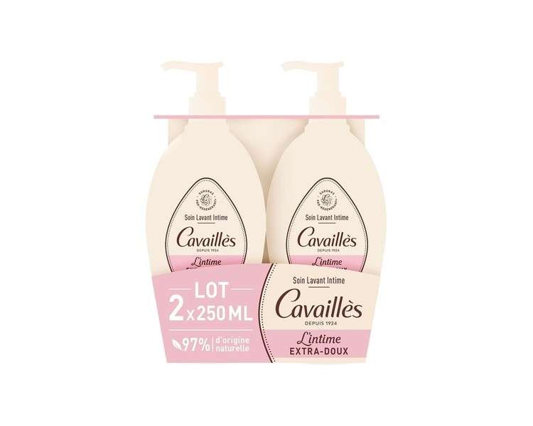 Rogé Cavaillès Extra-Gentle Intimate Cleansing Care 250ml - Pack of 2