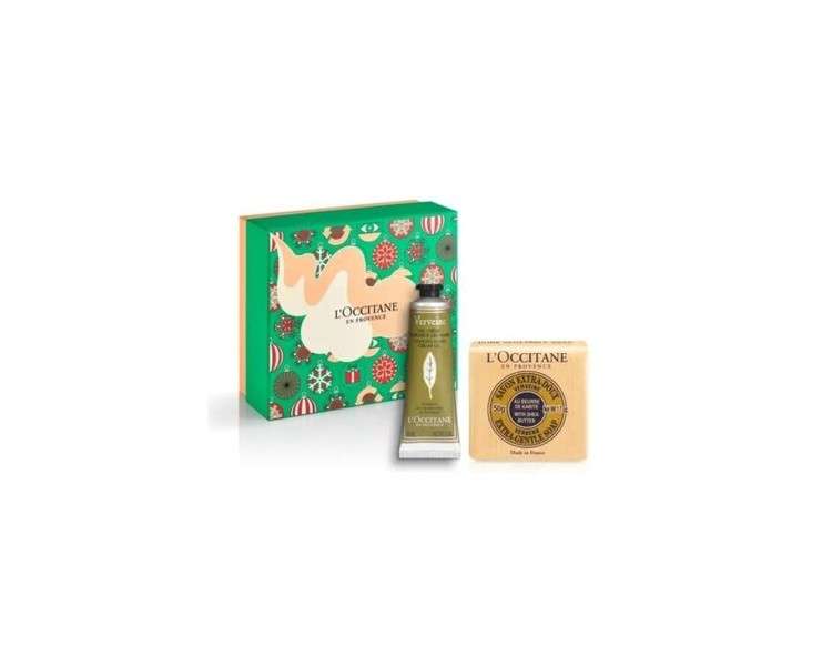 L'OCCITANE Verbena Gift Box Hand Cream 30ml Solid Soap 50g