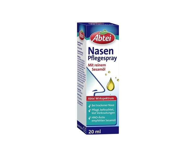 Abtei Nasal Care Spray with Sesame Oil and Vitamin E 20ml