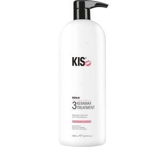 KIS KeraMax Treatment Hair Mask 1000ml - Animal Friendly & Sustainable - Keratin Infusion System - Treated & Damaged Hair