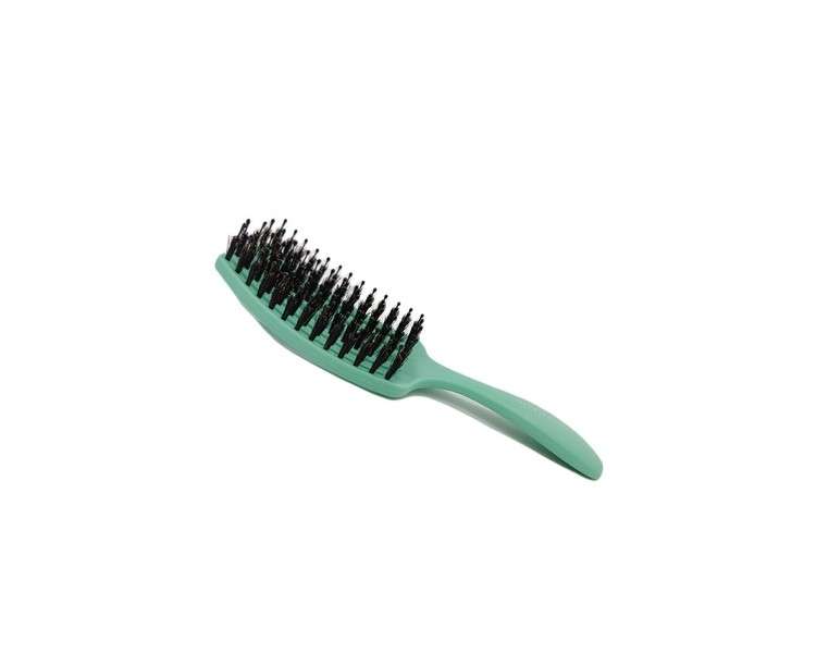 Olivia Garden Care Mini Detangling Brush for Kids Mint Green Boar Bristles