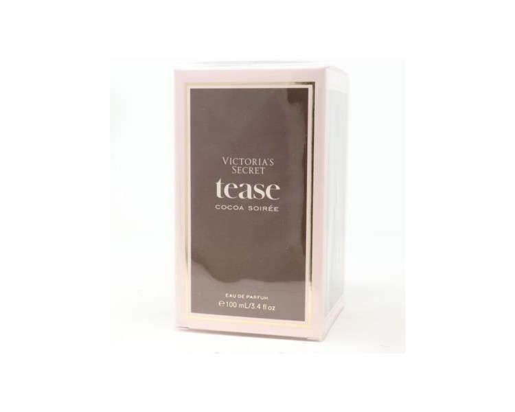 Tease Cocoa Soiree by Victoria's Secret Eau De Parfum 3.4oz Spray New with Box