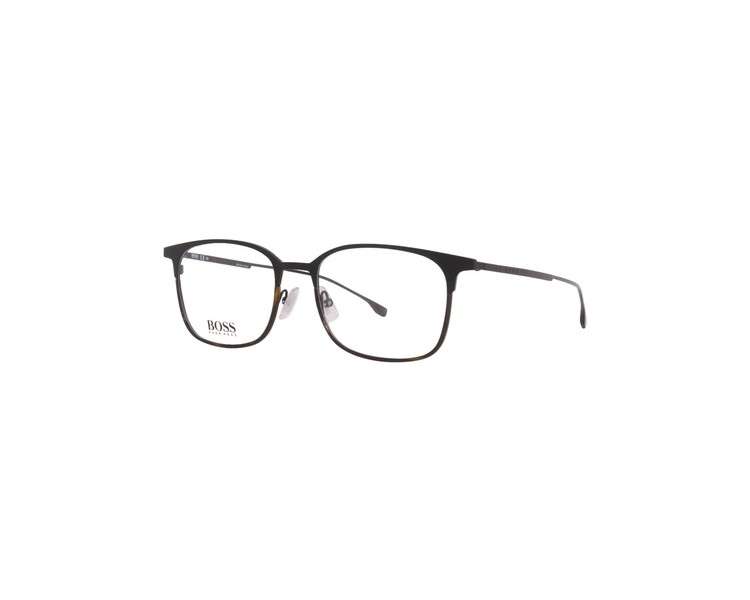 Hugo Boss 1014 0AM Titan Eyeglass Frame Men's Black/Havana Full Rim 57mm