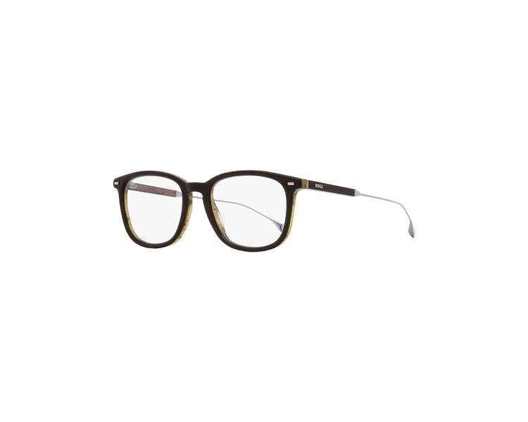 Hugo Boss Blue Block Eyeglasses B1359 WGW Brown/Ruthenium 52mm