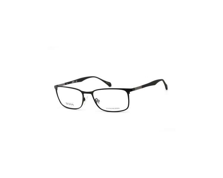 New Hugo Boss 0828 YZ2 Rectangular Matte Black Glasses - Authentic