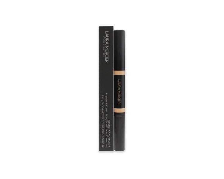 Laura Mercier Secret Camouflage Concealer Duo Stick 1W Light with Warm Undertones 0.06 oz