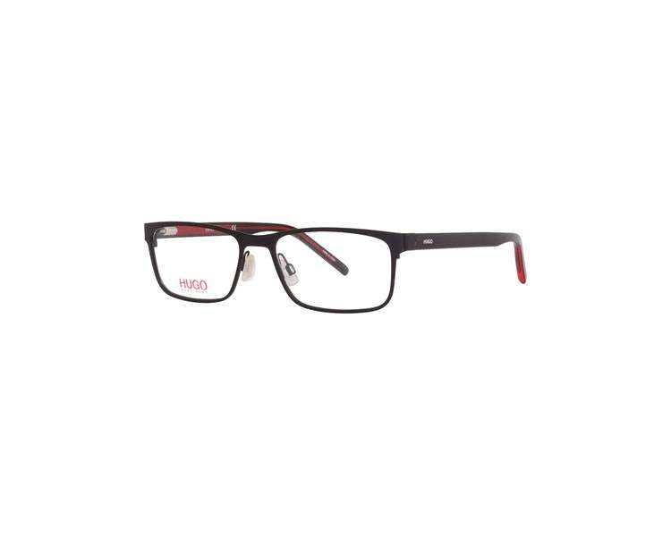 Hugo Boss HG 1005 Sunglasses Matte Black Red 55