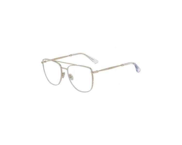 Jimmy Choo Women's Eyeglasses JC250 Silver Glitter MXV 55mm