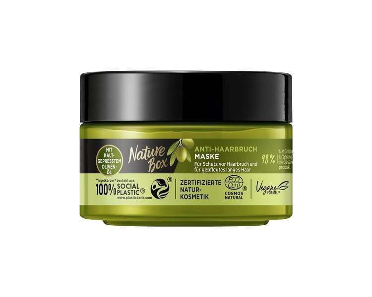 Nature Box Anti Hair Breakage Mask with Olive Oil 200ml