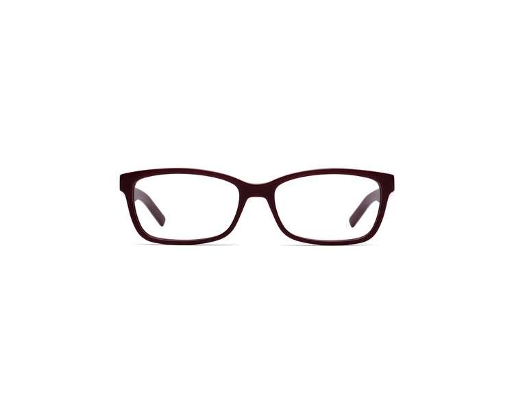 Hugo Boss 1016 Glasses 0LHF Opal Burgundy Rectangular 53mm New 100% Authentic