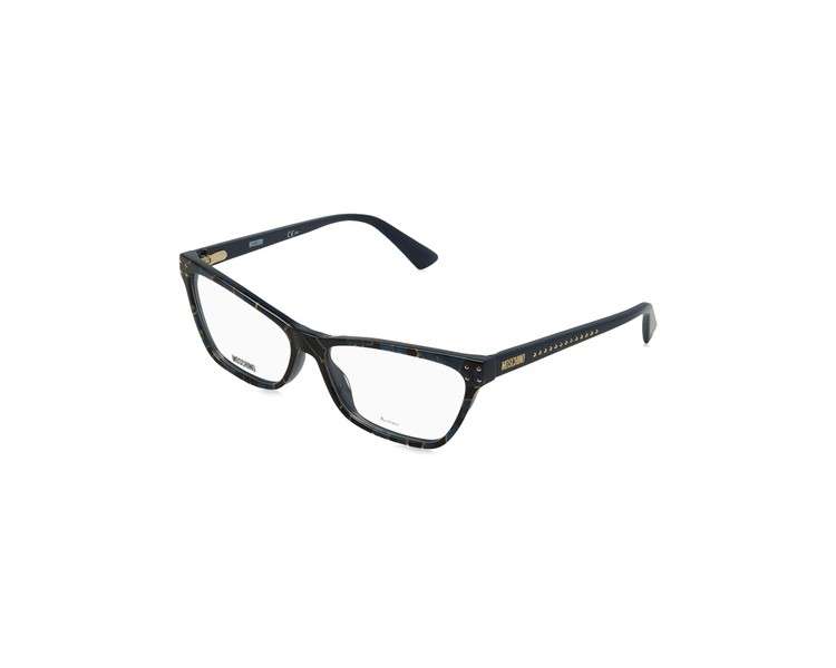 Moschino Women's Sunglasses 44 Black Blue Havana