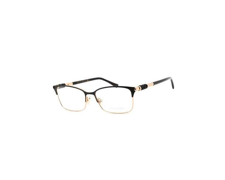 Jimmy Choo JC 295 02M2 00 Black Gold Eyeglasses Frame 53mm