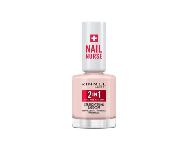 Rimmel London Nail Nurse 2 in 1 Base Coat and Strengthener