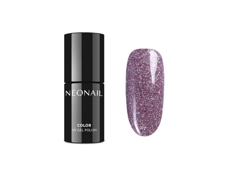 NEONAIL UV Nail Polish 7.2ml Silver Pink Ooh I Love It NEONAIL Colors UV Gel Glitter Nails Nail Design Shellac