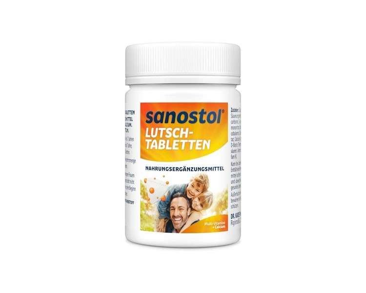 Sanostol Vitamin and Calcium Lozenge Tablets 75 Tablets