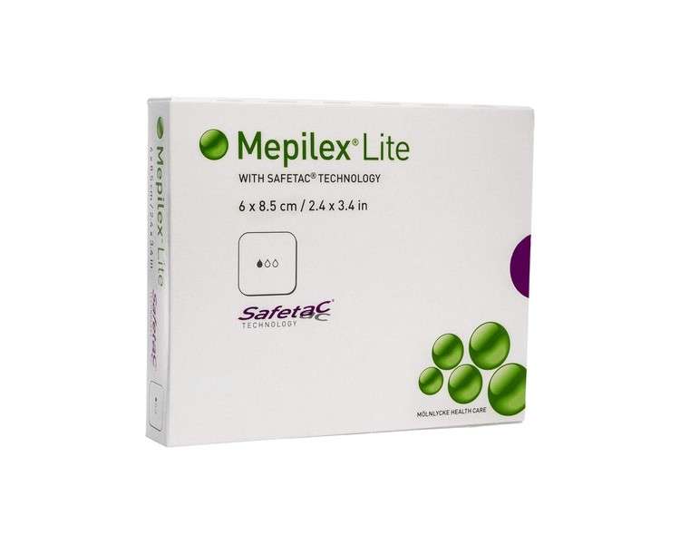 Mepilex Lite Medic 10x10cm 5 Pieces