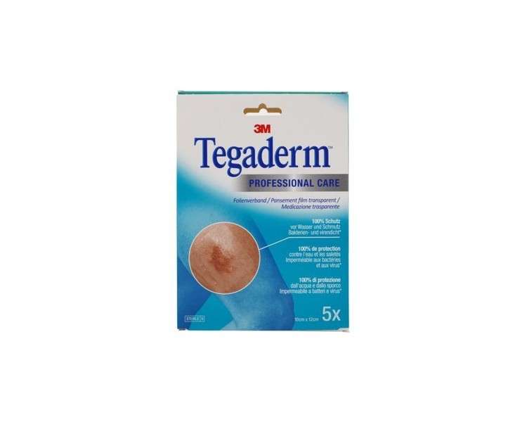 Tegaderm Film Dressing 10 x 12 cm - Pack of 5