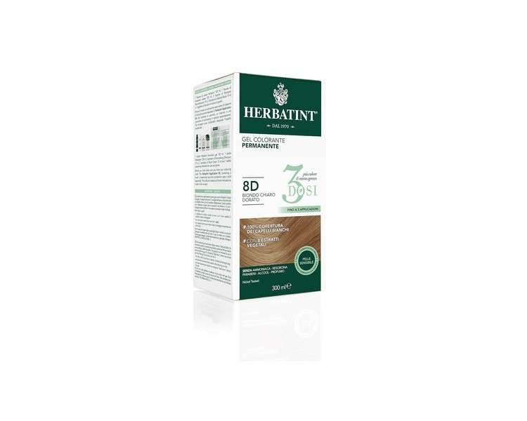 Herbatint Permanent Hair Color Gel 300ml - Pack of 3