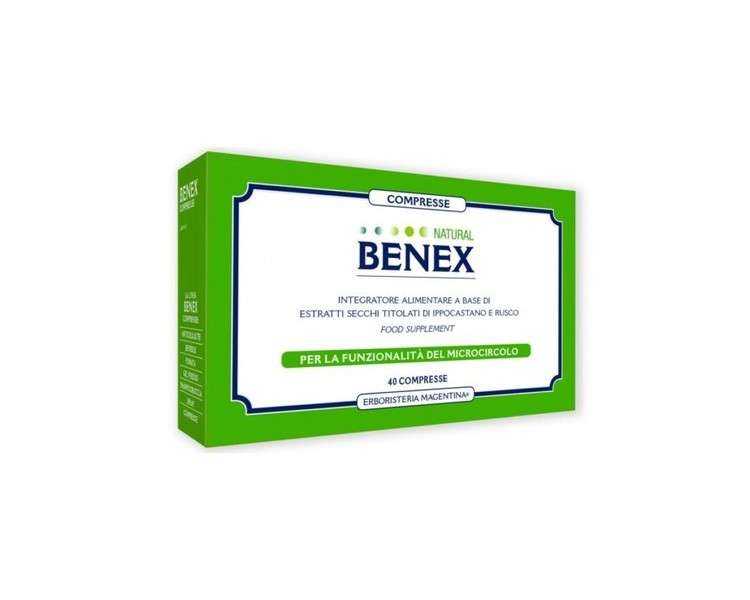 Herbalist Magentina Benex Dietary Supplement 40 Tablets