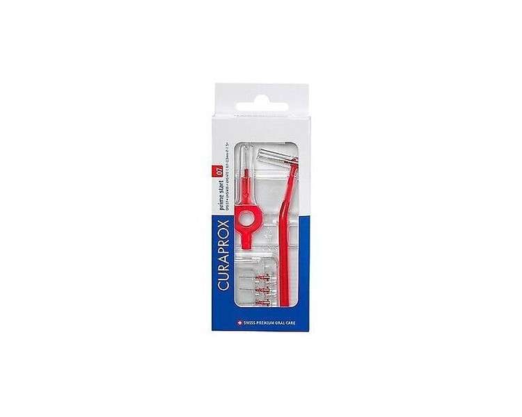 Prime Start 07 Curaprox Interdental Brush Red 5 Pieces