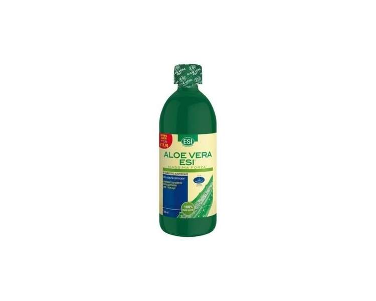 ESI Maximum Strength Aloe Vera Juice Body Cleanse Supplement 500ml