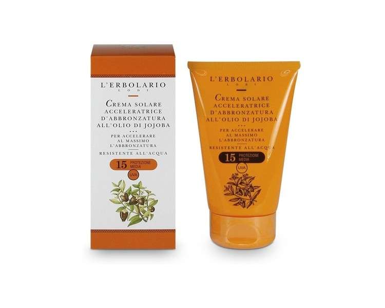 L'Erbolario Tan Accelerating Cream with Jojoba Oil SPF 15