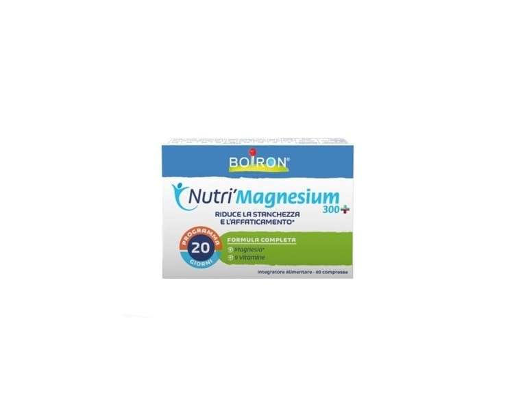 BOIRON Nutrì Magnesium 300+ Magnesium Supplement 80 Tablets