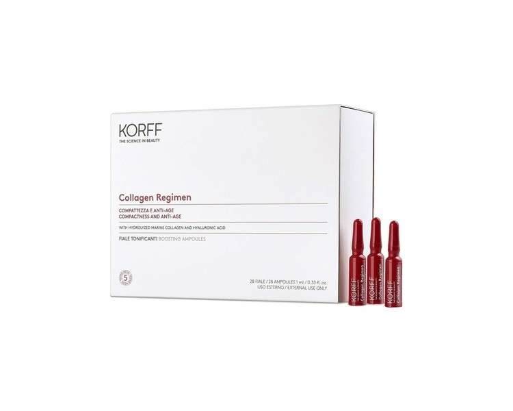 Korff Collagen Regimen Face Toning Ampoules 28 Ampoules 1ml