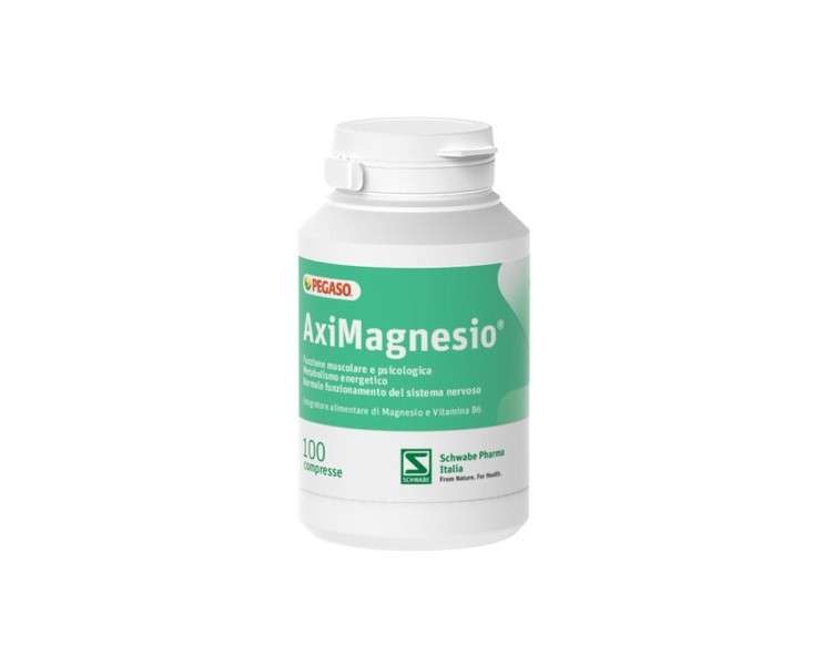 Pegaso AxiMagnesio Dietary Supplement 100 Tablets