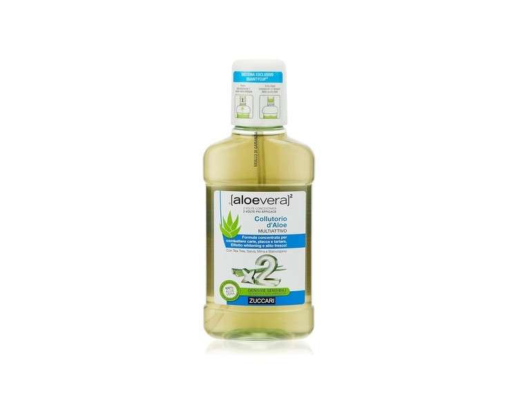 ZUCCARI Aloe Mouthwash 250ml Bottle